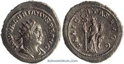 Ancient Coins - VALERIAN. (AD 253-260) Antoninianus, 4.24g.  Antioch. Large flan