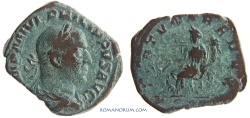 Ancient Coins - PHILIP I, The Arab. (AD 244-249 ) Sestertius, 16.08g.  Rome. FORTVNA REDVX