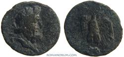 Ancient Coins - Autonomous Coin. Tomis, Moesia Inferior.. (c. 1st. cent. BC) AE19, 2.30g.  Moesia Inferior, Tomis. Rare. High relief Zeus.