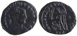 Ancient Coins - LICINIUS. (AD 308-324) AE3, 3.95g.  Siscia. IOVI CONSERVATORI