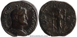 Ancient Coins - MAXIMINUS. (AD 235-238) Sestertius, 24.58g.  Rome.