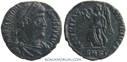 Ancient Coins - VALENTINIAN I. (AD 364-375) AE3, 1.97g.  Cyzicus. Scarce for this mint. Nice green patina.
