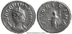 Ancient Coins - SALONINA. (Wife of Gallienus) Antoninianus, 3.59g.  Rome. Juno.