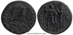 Ancient Coins - HONORIUS. (AD 393-423) AE 3, 2.65g.  Constantinople.