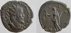 Ancient Coins - Victorinus. Romano-Gallic Emperor, 269-271 AD. Antoninianus. VERY RARE with his full name.