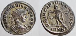 Ancient Coins - Numerian. As Caesar, 282-283 AD. Antoninianus. Nearly full silvering with wear on higher points.