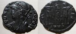 Ancient Coins - CONSTANTINOPOLIS, COMMEMORATIVE SERIES, Æ Follis,  GLORIA EXERCITVS, VERY RARE!