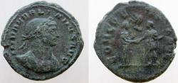 Ancient Coins - AURELIAN. 270-275 AD. Æ As. CONCORDIA AVG.