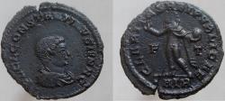 Ancient Coins - Constantine II. As Caesar, 316-337 AD. Æ Follis. Bareheaded portrait. VERY RARE - rated R-5.