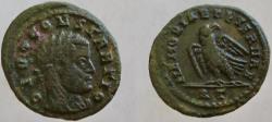 Ancient Coins - Divus Constantius I. Æ-Fractional Follis. RARE with DIVO CONSTATIO rather the common longer legends