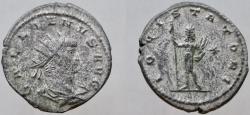 Ancient Coins - Gallienus, 253-268. Antoninianus. Jupiter standing holding scepter and thunderbolt.