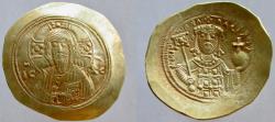 Ancient Coins - Michael VII Ducas. 1071-1078 AD. EL. Well struck with sharp portraits and NICE eye-appeal !