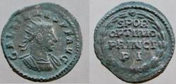 Ancient Coins - Gallienus. 253-268 AD. AR Antoninianus. Rare and interesting type.