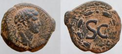 Ancient Coins - OTHO; SYRIA, Seleucis and Pieria. Antioch. 69 AD. Æ-25. RARE & nice portrait for the type !