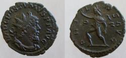 Ancient Coins - Postumus. Romano-Gallic Emperor, 260-269 AD. Antoninianus. ORIENS AVG, Sol advancing to left.