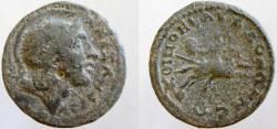 Ancient Coins - Macedon, Koinon. Time of Severus Alexander. RPC VI. 378 ( 1 Specimen in a museum -holed). VF and EXTREMELY RARE !