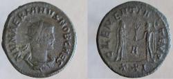 Ancient Coins - Numerian. As Caesar, 282-283 AD. Antoninianus. VERY RARE with spelling NVMAERIANVS !