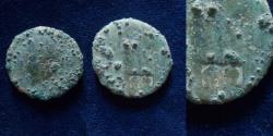 Ancient Coins - Phoenicia, Ake-Ptolemaïs with very interesting countermark.