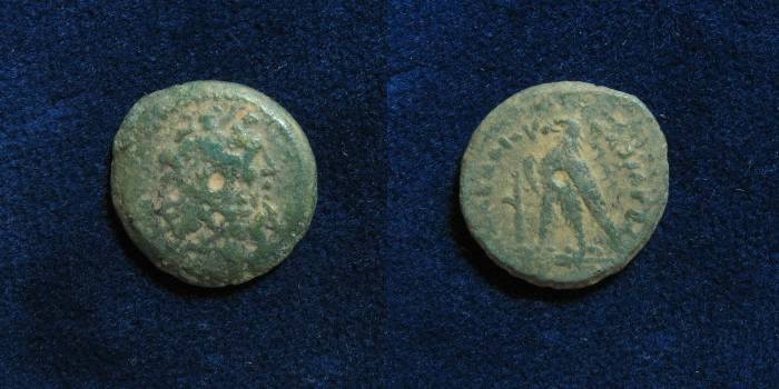 Ptolemaic Kings Of Egypt Ptolemy V Epiphanes 5 180 Ae 16mm 2 5 G Joppa Mint