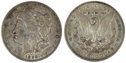 Us Coins - 1893 Morgan $1 ANACS VF35