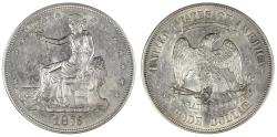 Us Coins - 1875-S Trade $1 ANACS AU58