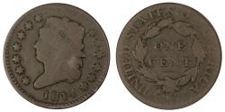 Us Coins - 1814 1c ANACS GOOD 4