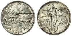 Us Coins - Oregon Trail 1936 50c ANACS MS66