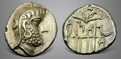 Ancient Coins - Kings of Persis, (Darios) I. 2nd century BC. AR Drachm. Superb example