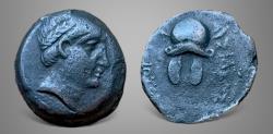 Ancient Coins - Seleukid Kings. Antiochos I Soter. 281-261 BC. AE Unit. Extremely Rare & Superb for this type.
