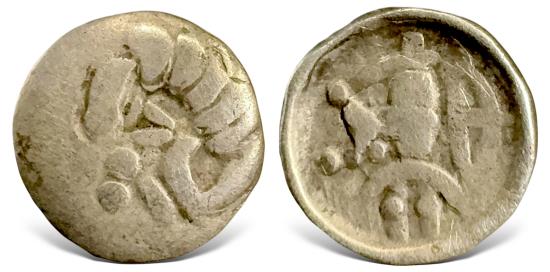 Ancient Coins - Central Asia, Silk Road Region, Soghd local issue. (Circa 1st centuries). Imitation of Antiochus. AR Obol