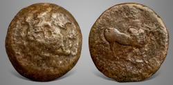 Ancient Coins - Seleukid Kings. Antiochos I Soter. (281-261 BC). AE. Ai Khanoum (آي خانم)  Very Rare
