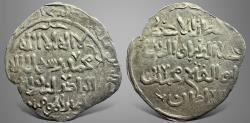Ancient Coins - Islamic, Khwarizmshahs. 'Ala al-Din Muhammad علاء الدين محمد بن التكش(AH 596-617 / AD 1200-1220). AR half dirham.