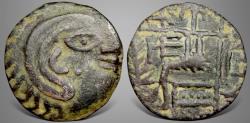 Ancient Coins - Eastern Arabia, Anonymous, Abi'el (Circa 1st century BC – 2nd century AD). BI Tetradrachm, Mleiha Series.