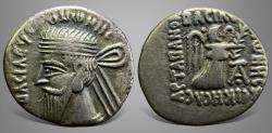Ancient Coins - Parthian Kings, Vonones I.( 8-12 AD). AR Drachm. Ekbatana mint. Scarce.