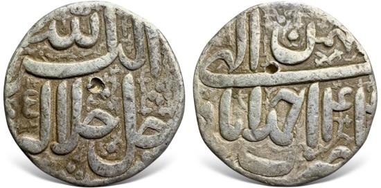 Ancient Coins - India, Mughal Empire. Jalal al-Din Muhammad Akbar. (AH 963-1014 / AD 1556-1605). AR Rupee.
