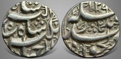 Ancient Coins - India, Mughal Empire. Nur al-Din Muhammad Jahangir. (AH 1014-1037 / AD 1605-1627). AR Rupee.