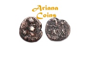 Ancient Coins -  Kushano Sasanians, Ohrmazd (Hormizd) I Kushanshah. Circa AD 265-295. AE Unit. RARE