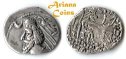 Ancient Coins - PARTHIAN KING. Phraates IV. 38-2 B.C AR Drachm. Mithradatkart mint. Very Rare 