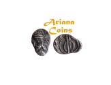 Ancient Coins - Kings of Persis, Uncertain king II. 1st-2nd century AD. AR Obol. Possibly with a unique symbol.
