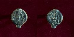 Ancient Coins - Parthian Kings. Vologases IV. AD. 147-191. AE Dichalkos. Extremely Rare.