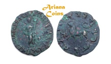 Ancient Coins - Indo-Skythians, Maues. Circa 90-60 BC. AE. Rare