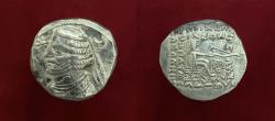 Ancient Coins - Parthian King. Orodes II. Circa 56-38 B.C AR Drachm.