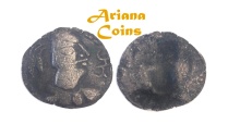 Ancient Coins - Hunnic Tribes, Alchon Huns, Khingila. Circa AD 440-490. AR Drachm