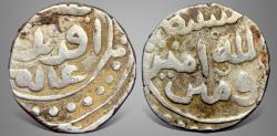 Ancient Coins - Great Mongols, temp. Ögedei 窩闊台, (624-639 AH / 1227-1241 AD). AR Dirham. Legends inscribed in the Persian