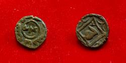 Ancient Coins - Islamic, Great Mongols, Chingiz Khan. AH 602-624 / AD 1206-1227. Uncertain AE Jital. Unpublished & extremely Rare.