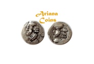 Ancient Coins -  Kings of Persis, Pakor II. 1st century AD. AR Obol.