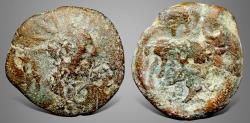 Ancient Coins - Arabia, Southern Kingdom Hadramawt, (Circa 2nd - 3rd century AD) AE unit. Extremely Rare