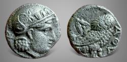Ancient Coins - Bactrian, Local issues in the Oxus region 'Athenian Series' (Circa 295/3-285/3 BC). AR Hemidracm. RRR