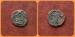 Ancient Coins - Kushano Sasanians, Peroz III Kushanshah. Circa AD 350-375. AE Unit.