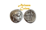 Ancient Coins - Kings of Persis, Vadfradad (Autophradates) II. Early-mid 2nd century BC. AR Drachm. 